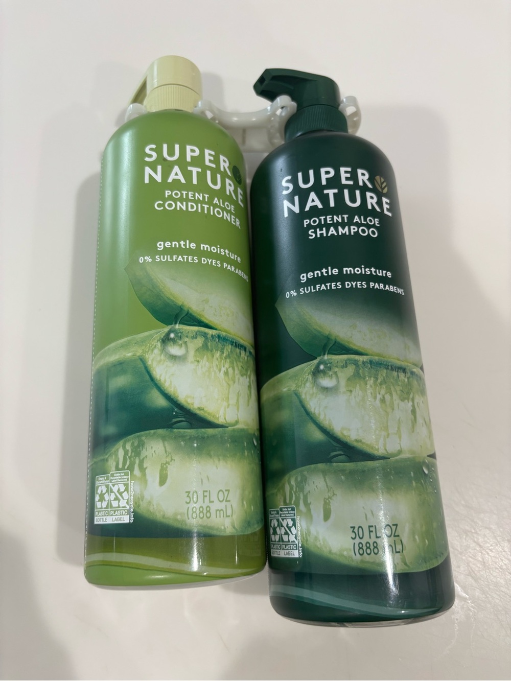 New Super Natural Shampoo And Conditioner Gentle Mositure 30 Oz Each